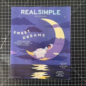 Real Simple Magazine Sweet Dreams Sleep Soundly Doctors Tips February March 2026